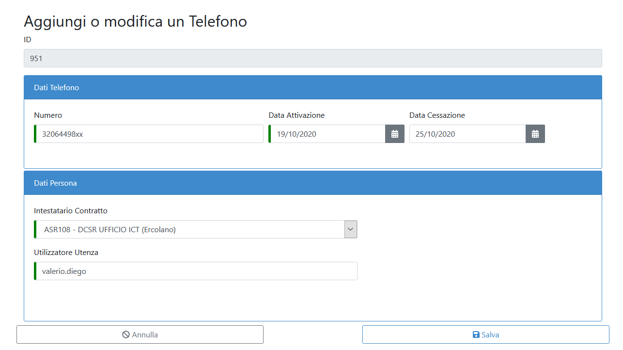 Crea Telefono